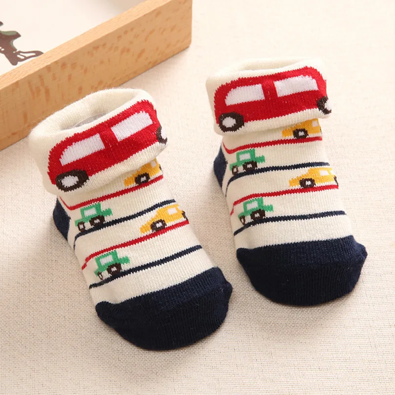  Baby Socks Slipper Girls Boys Clothes Newborn Accessories Anti Slip Panda Kids Toddlers Gift Infant Stuff Children Bear Car 