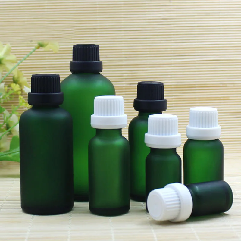 15ml/20ml green/blue/brown/clear glass bottle  tamper evidence child proof essential oil moisture liquid essence skin packing