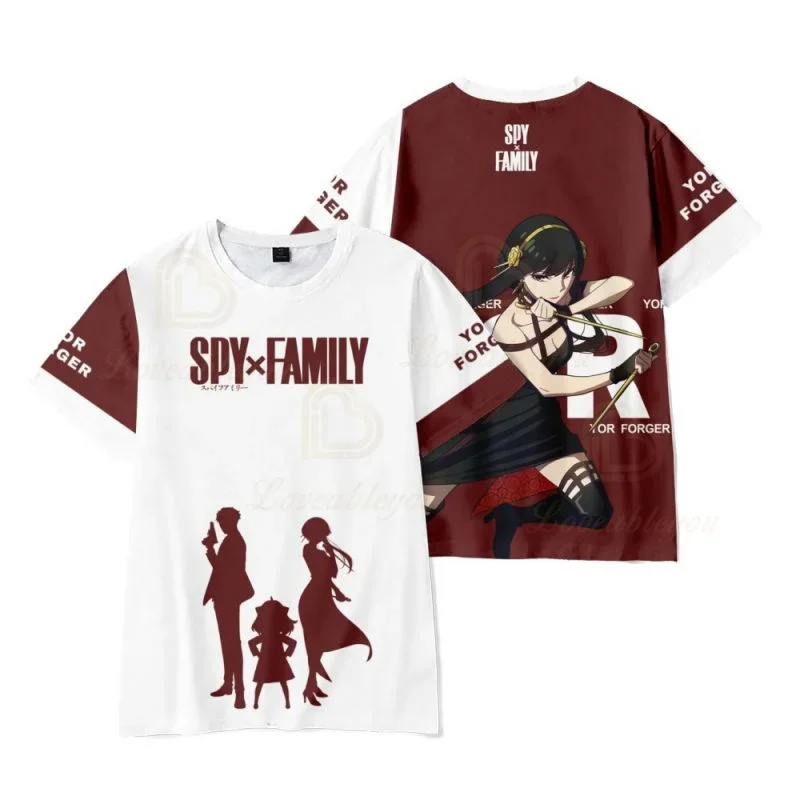 Summer T-shirts SPY×FAMILY T Shirt 2023 T-shirts Cosplay T-Shirt Men Women Children Trend Streetwear New Design Clothing