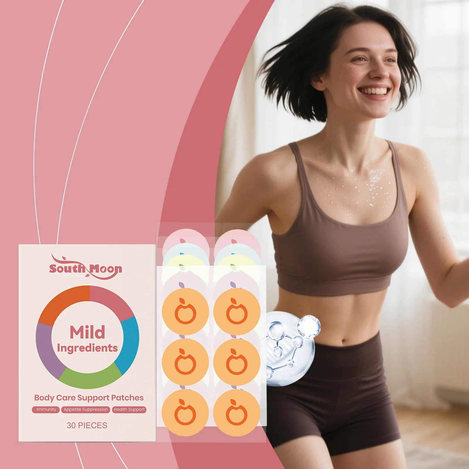 Dopamine Body Care Auxiliary Patch, Breathable, Skin-Friendly, Easy to Fit, soothing Skin Patch, Daily Body Maintenance Patch