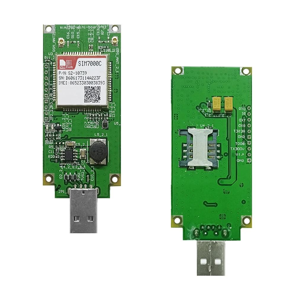 Adaptor USB SIM7000C GPS B1/B3/B5/B8 NB-modul IoT LTE CATM GNSS