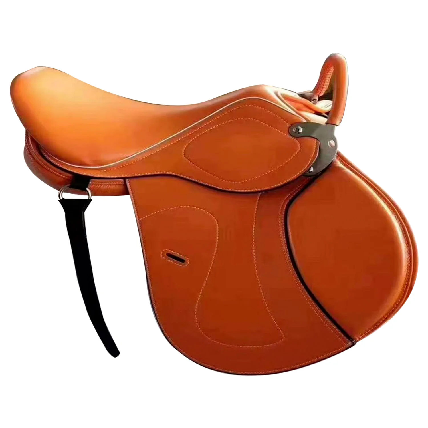 High Quality Dressage Horse Saddle of Leather in English Style Black Brown Color for Equestrian Wholesale Equipment