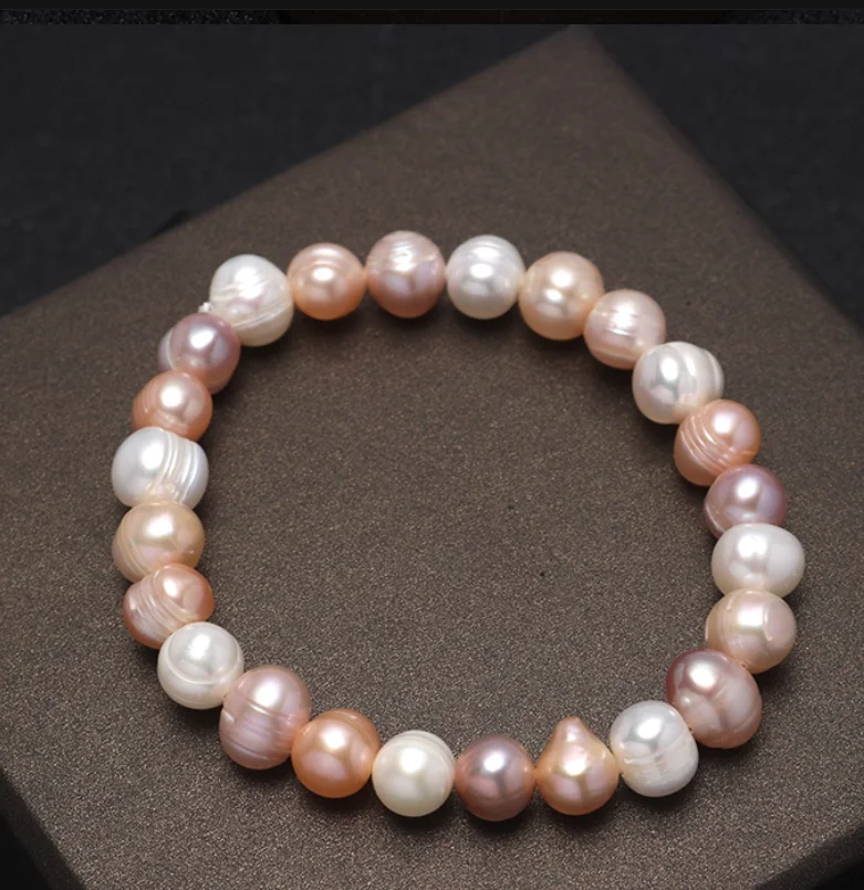 

CHARMING SOUTH SEA PINK WHITE PEARL BRACELET