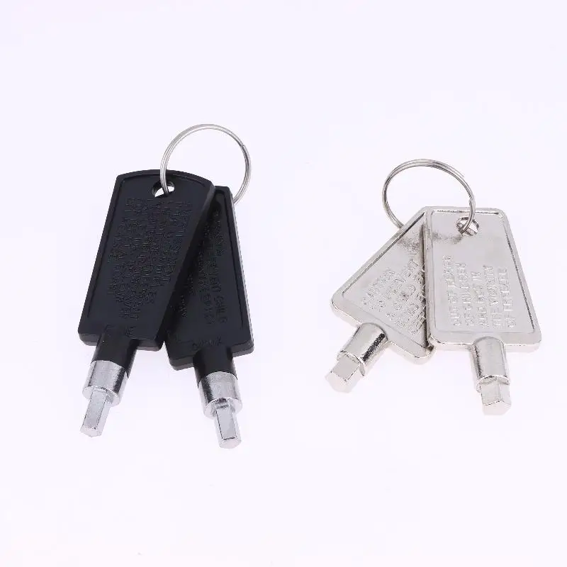 2Pcs Freezer Refrigerator Door Key Lock Pentagon Keys Part Accessories For Haier Random Color