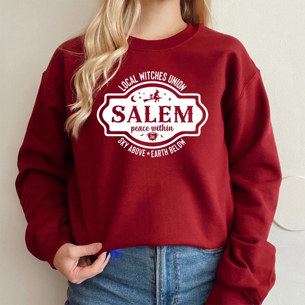 Local Witches Union Salem Sweatshirt Halloween Crewneck Sweatshirt Sanderson Sister Brewing Co Hoodie Local Witches Sweatshirts