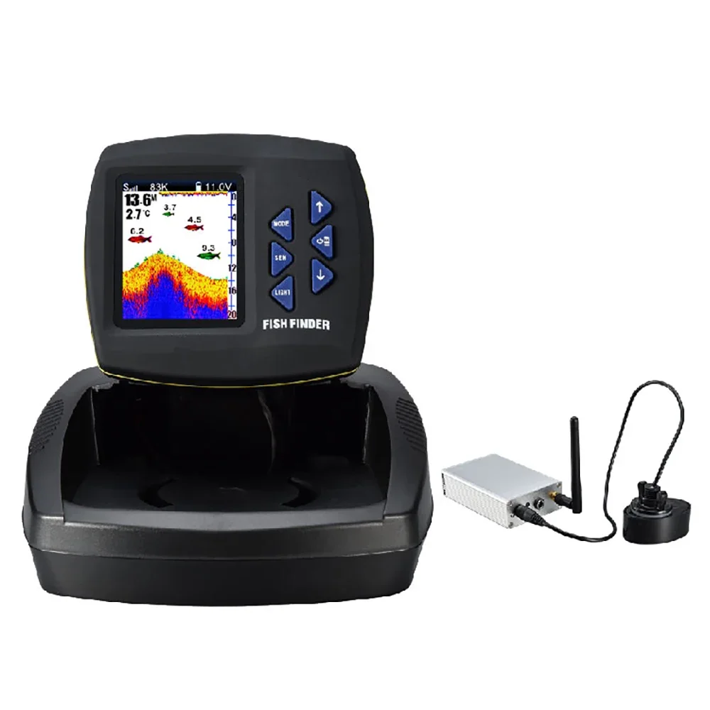 2027 918C-WL 300M Reach Probe Bracket Fishing Bait Boats GPS Sonar Side Scan Sonar De Escaneo De Fondos for Sport Fishing