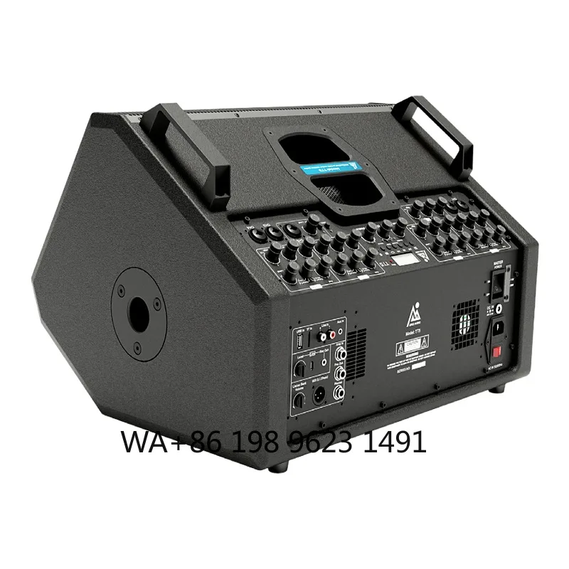 15 Inch 5 Channel Active Stage Speaker Professional PA System Outdoor DJ Bass Audio for Live Event