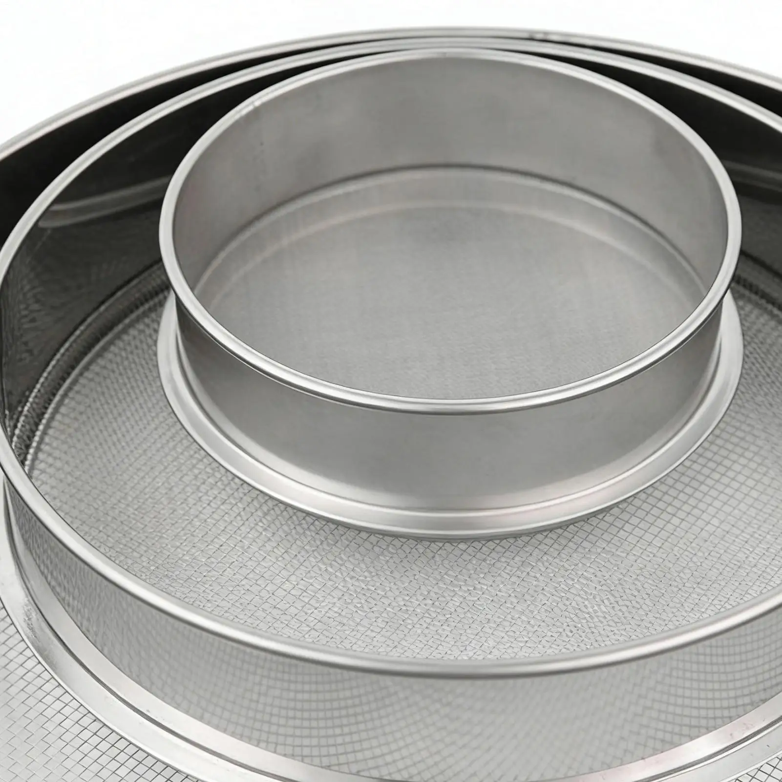 

Garden Soil Sifter 3 Pieces Multipurpose Stainless Steel Mesh Garden Sieve Screen Compost Sifter For Dirt Rocks Gravel Home