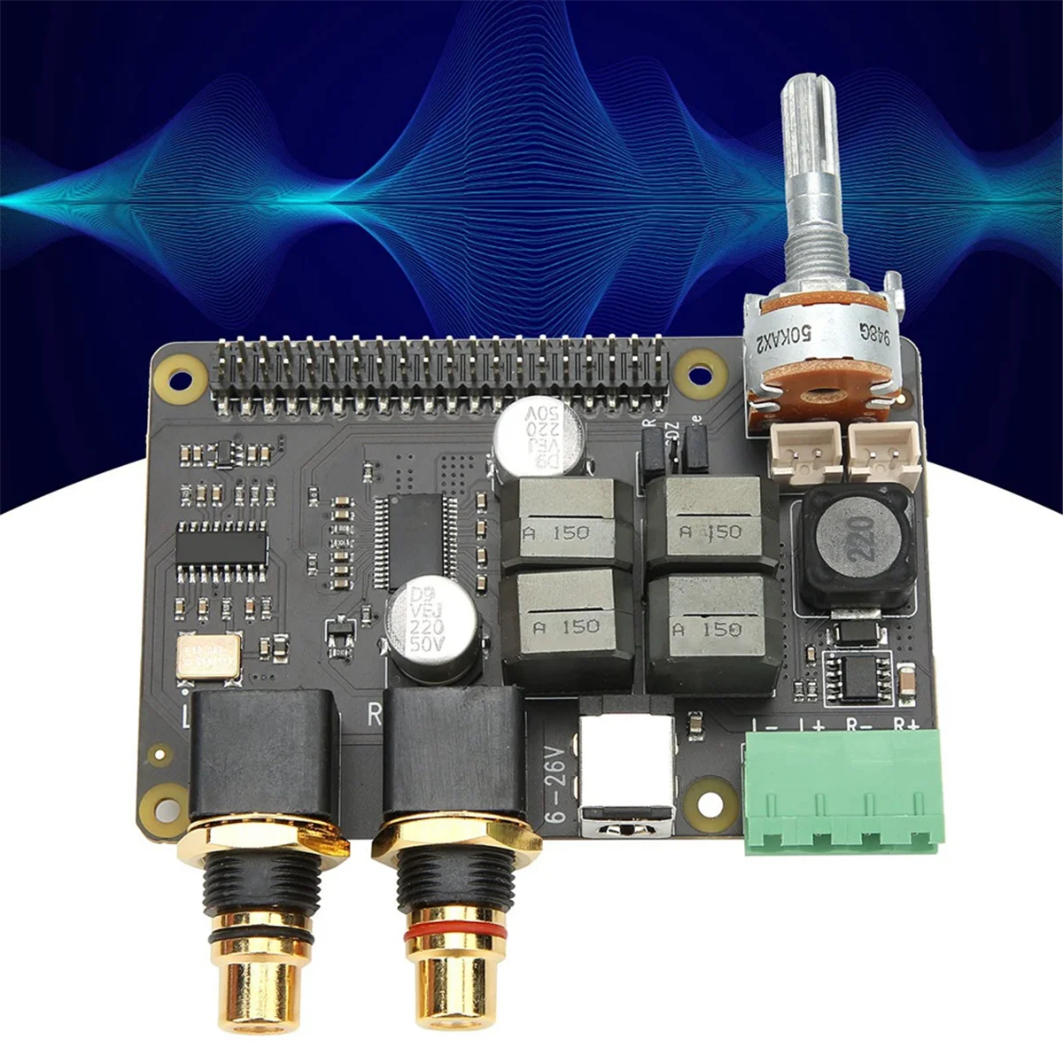 Imagem -05 - Amplificador de Áudio Digital com Placa de Expansão Leitor de Música Use a Tecnologia Ess Raspberry pi 4b 3b Mais 3b Hifi Dac Mais Amp X5500