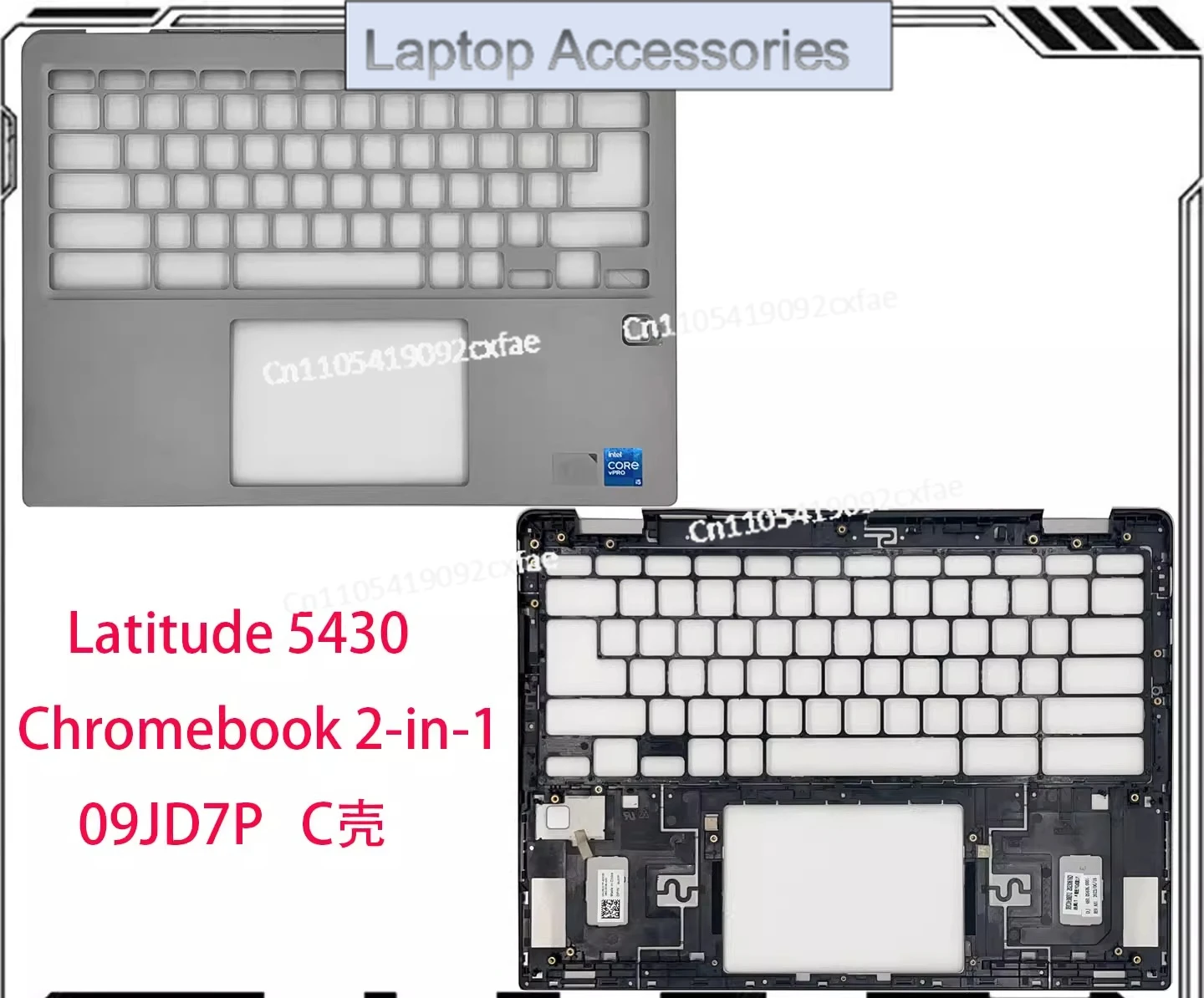 

CHJ For Dell Latitude 5430 Chromebook 2-in-1 C case, keyboard case 09JD7P