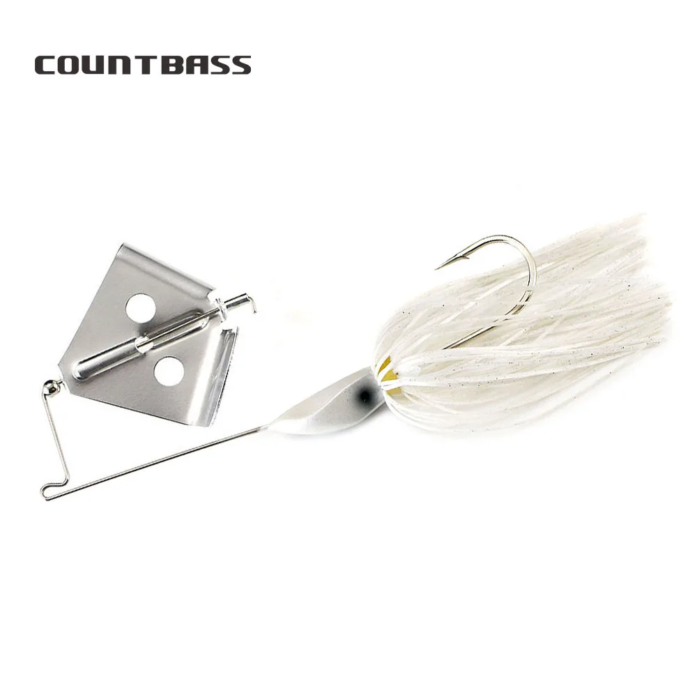 

COUNTBASS 1/2 oz Quantity Buzzbaits with VMC hook 4/0, Wire Baits With Silicone Skirts, Freshwater Fishing Lures