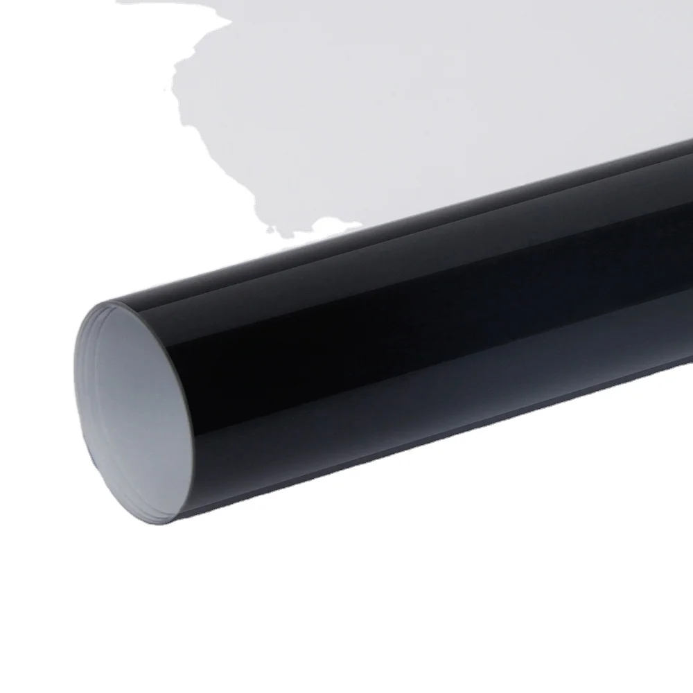 ملصقات سيارة من مادة TPU ذاتية الشفاء باللون الأسود اللامع، طبقة حماية للطلاء المسعور #2