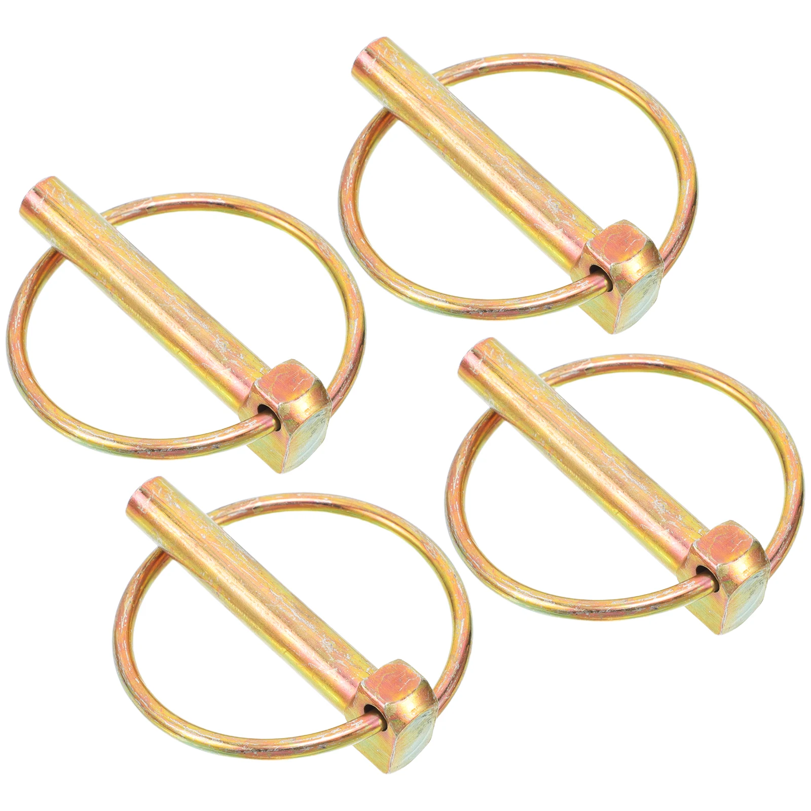 

4pcs Heavy Duty Spring Loaded Lynch Farm Tractors Locking Trailer Safety Metal Retaining Clips Fixing Pins For Mowers Trucks