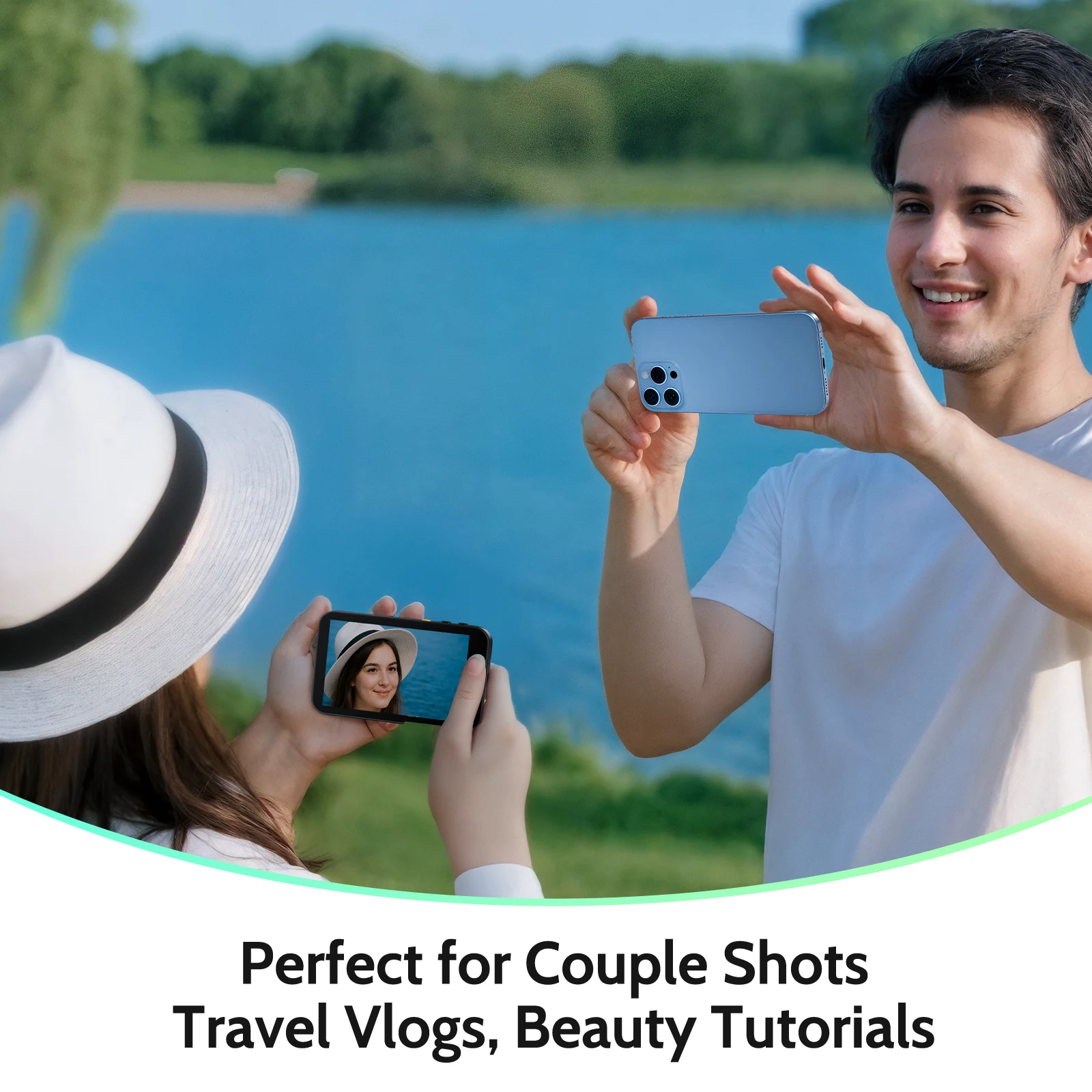 Picture 6: Lemorele Wireless Image Extender Zoom Photography Real-time Preview Bluetooth 5.0 Receiver Camping Travel Vlogs Selfie Artifact