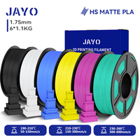 JAYO High Speed PLA matte 3D Filament 1.75mm PLA 3D Printer Filament 6Rolls/set Neatly Wound Matte Effect 3D Printing Materials