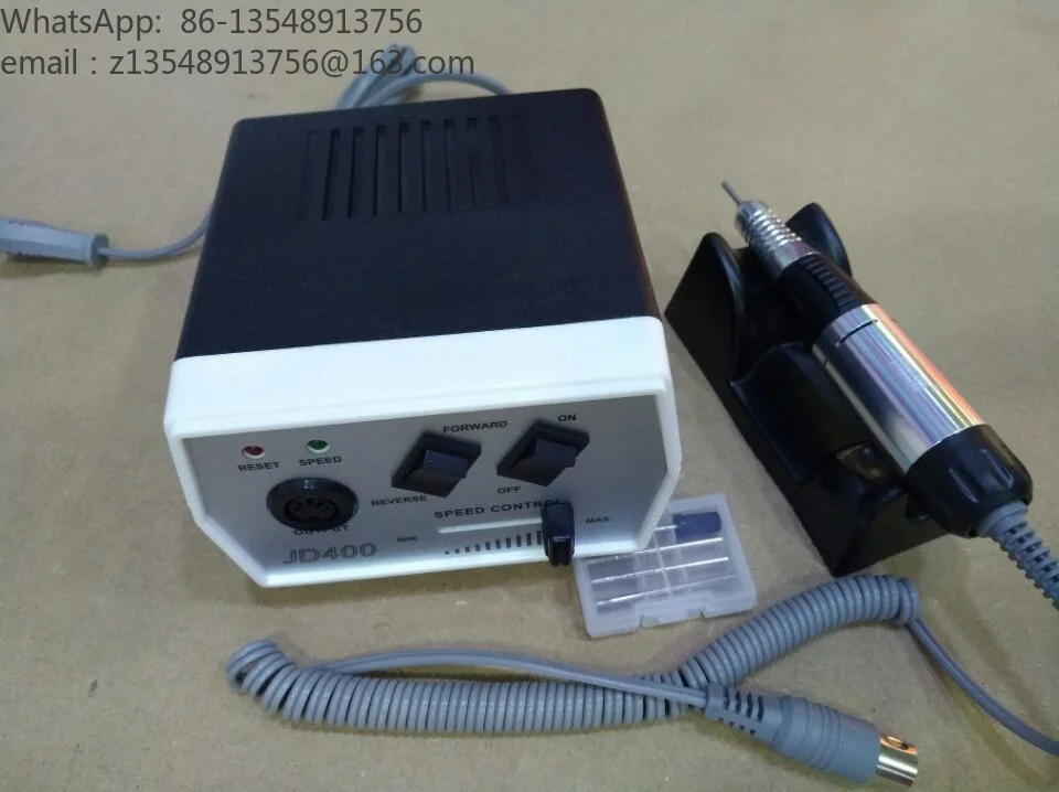 JD400 Electric Nail Drilling Machine Manicure Polishing Equipment Gel Nail Remover Tool Black