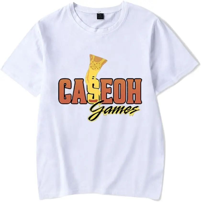 CaseOh Games T-Shirt Fashion Short Sleeve Men Women Unique Crewneck Streetwear Tee Shirt