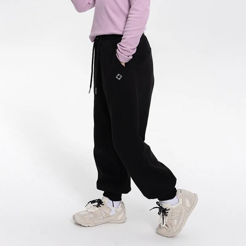 Baby Girl Pants Sports Sweatpants 2024 Fall New Style Fashion Bunched Casual Pants Large Children All Match Wide-leg Pants