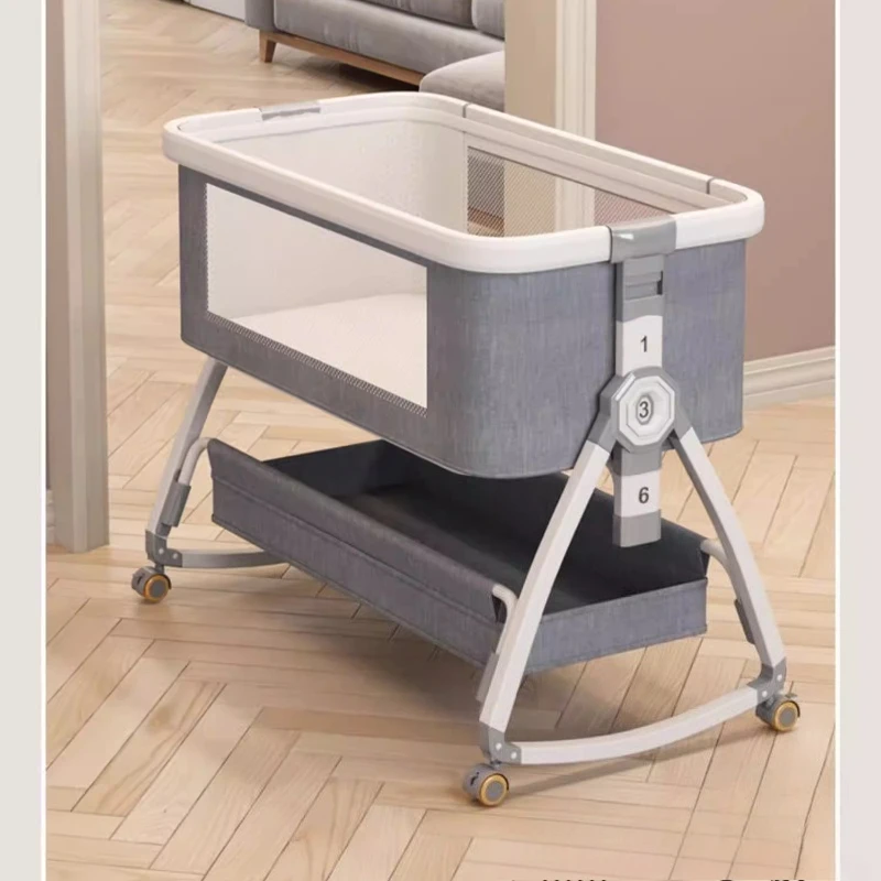 

Детская кроватка, портативный столик для подгузников, люлька, складная многофункциональная кровать BB, большая кровать для новорожденных, детские кровати