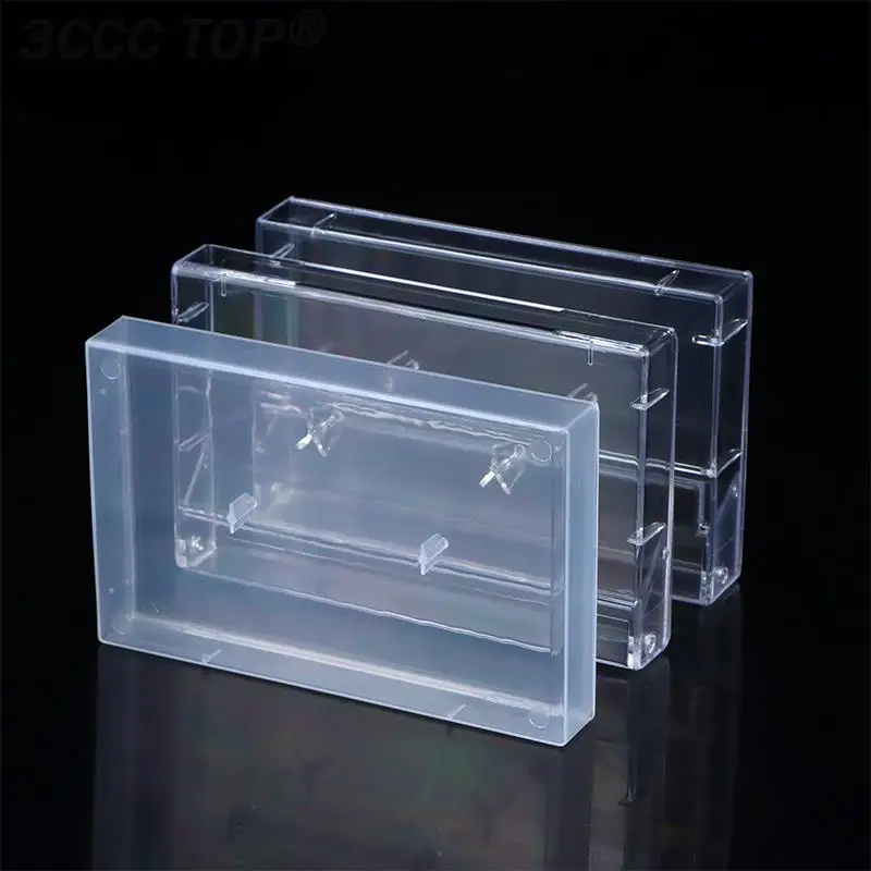 1Pc Cassette Tape Shell Transparent Storage Box Audio Magnetic Recording Blank Tape Case Dustproof Box for DIY Reels Cassette