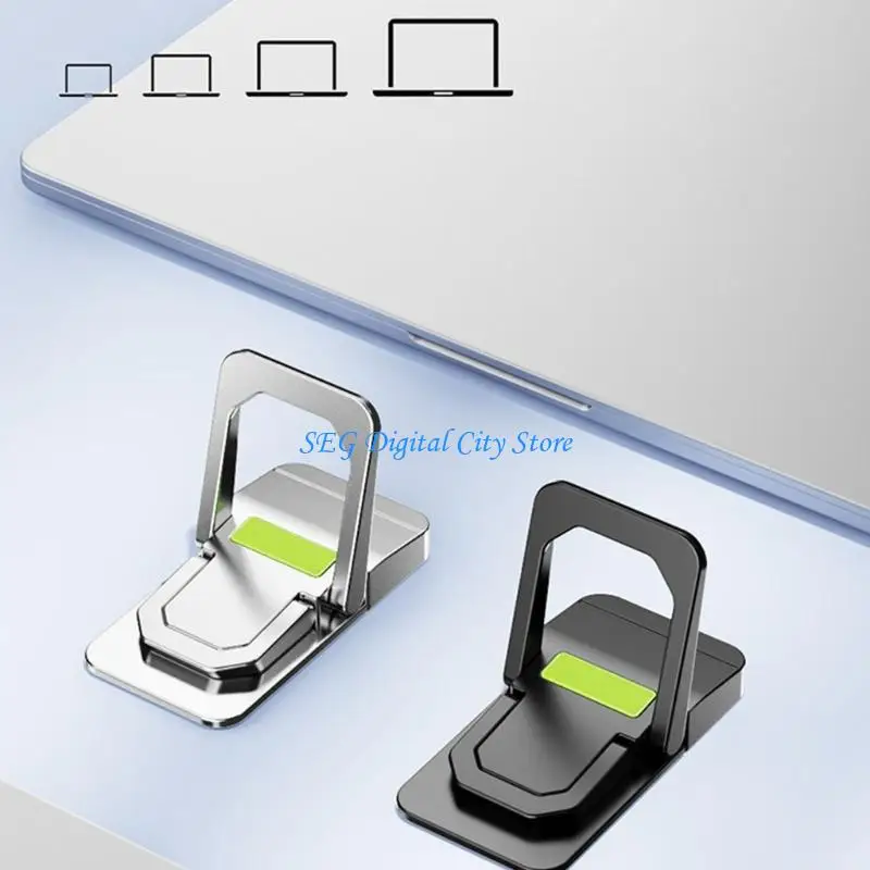U75B SelfAdhesive Laptop Support, Hiddens Foldable Risers Stand with Airflows Space