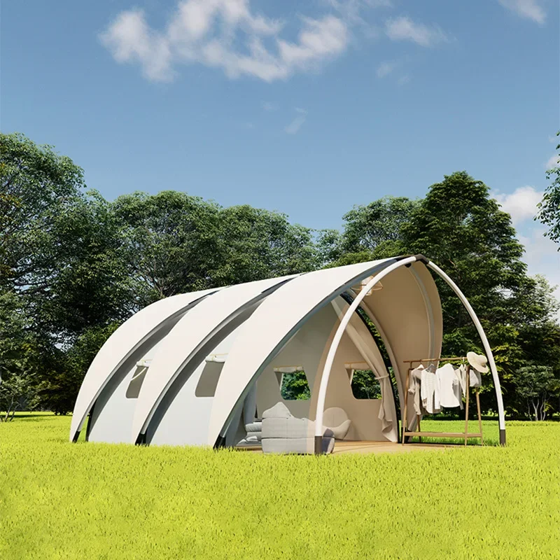 Outdoor tent wild luxury one bedroom one living room Internet celebrity camp B & B hotel high-end outdoor large tent room