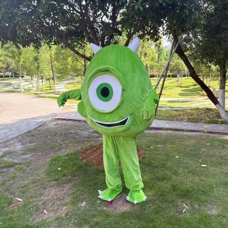 

Cos Monsters University Mike Wazowski Mascot Advertising Event Costume Fancy Dress Party Anime Stage Show Adult Surprise Prop