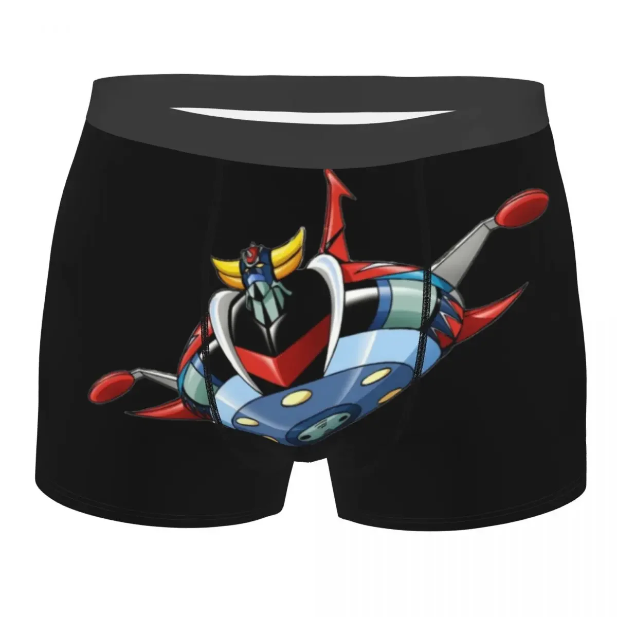 UFO Robot Grendizer Goldrake Boxer Shorts For Men 3D Print Anime Manga Underwear Panties Briefs Stretch Underpants