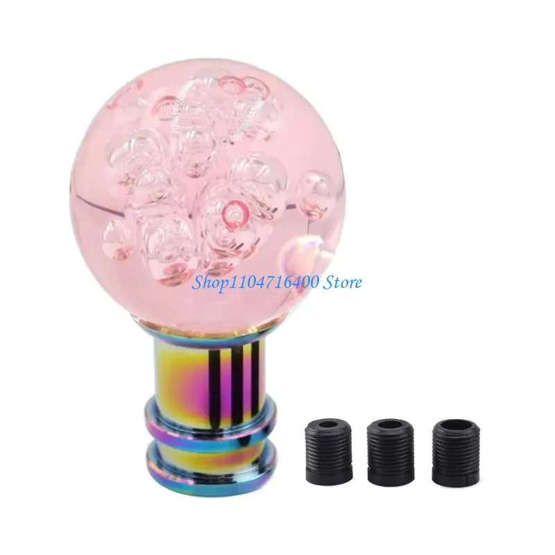 

y1gd Vehicle Shifter Knob Acrylic Design No Tool Installation Optimized Driving Experience Fit Manual Automatic Transmissions