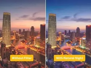 NiSi 112mm Natural Night Circular Filter for Nikon Z 14-24mm f/2.8 S Anti Light Pollution Nano Waterproof Glass