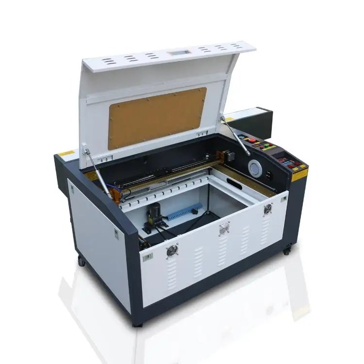 آلة النقش بالليزر CO2 التجارية عالية الدقة 40 * 60 سم للصفائح المطاطية إلى المكسيك، 28982