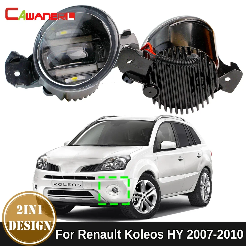 

36W H11 Car LED Fog Light DRL Daytime Running Lamp For Renault Koleos HY (Pre-Facelift) 2007 2008 2009 2010 (Not Fit Facelift)