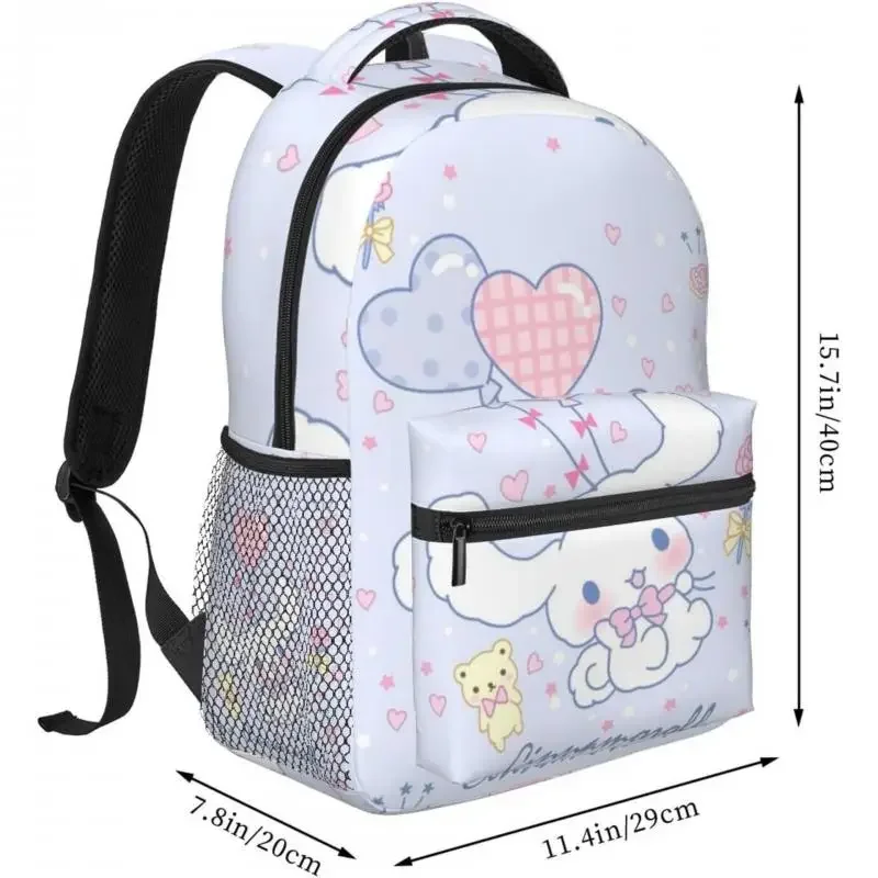 ثلاثية الأبعاد سينامورول سانريوس الطفل على ظهره كورومي مرحبا كيتي طالب الكرتون على ظهره حقيبة بنقوش كرتونية الطباعة أنيمي الشكل Kawaii