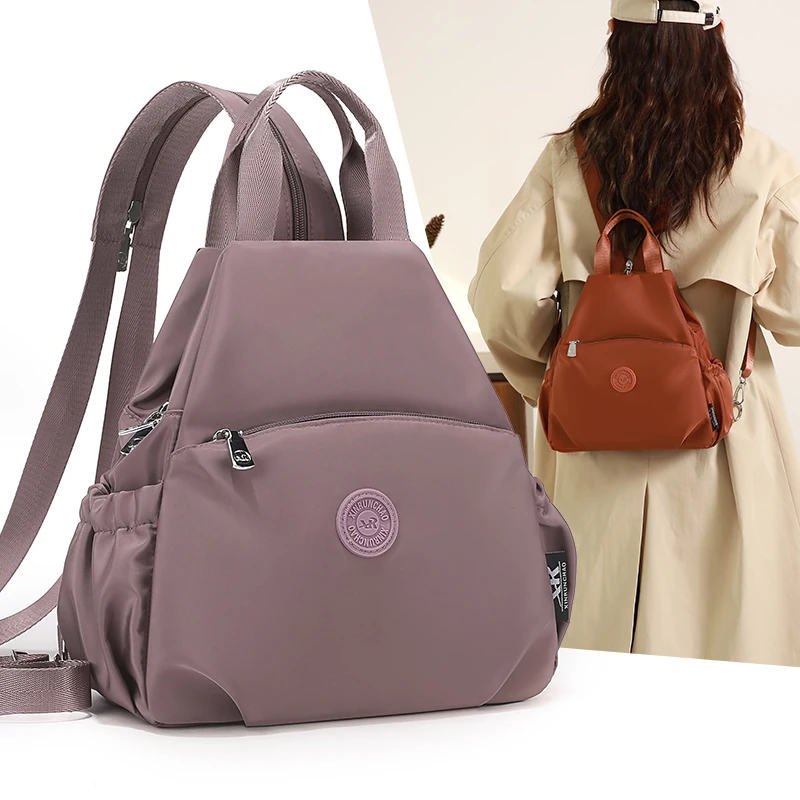 

Women's Fashion Nylon Backpack Lightweight Large Capacity Multi-use Handbag for Office Travel