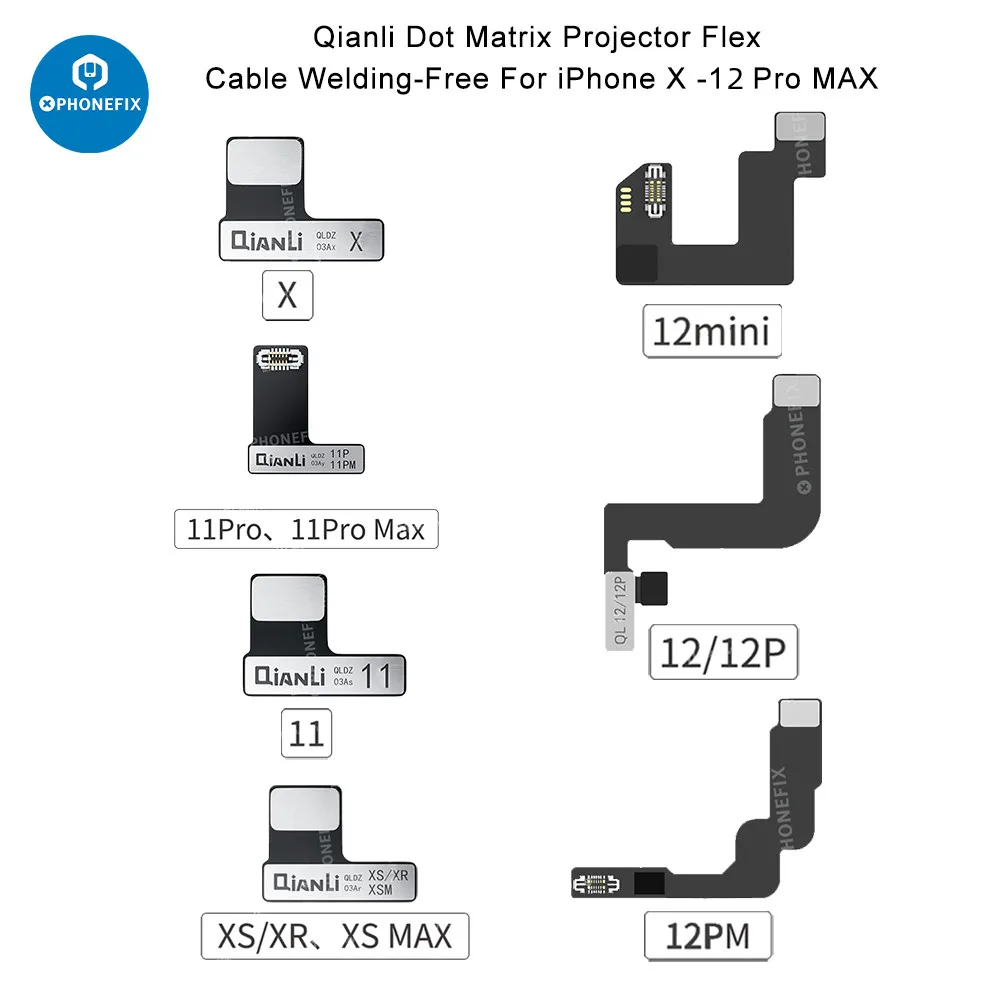 Imagem -04 - Qianli-cabo Flex Bateria para Iphone Mini Reparação de Bateria Clone Dz03 Copy Power Icopy Plus Apollo One Iphone 11 12 13 14 Pro Max