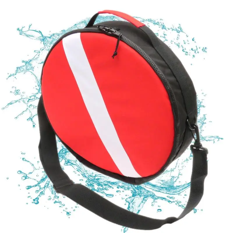 

Scuba Bag For Gear Nylon Portable Diving Gear Foam Padded Case Accessories Carry Backpack Zipper Design With Shoulder Strap For