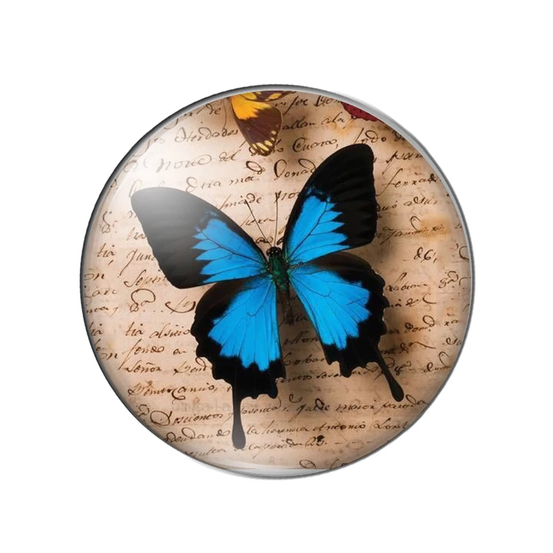

Vintage Butterfly Fridge Magnets, Magnetic Refrigerator & Whiteboard Stickers, Home Decor Magnetic Art Stickers..H1563-2