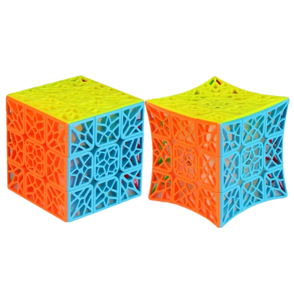 QiYi DNA طائرة مقعرة 3x3x3 الجوف المكعب السحري Stickerless 3x3 سرعة Cubo Magico لعب هدايا عيد الميلاد للأطفال #1