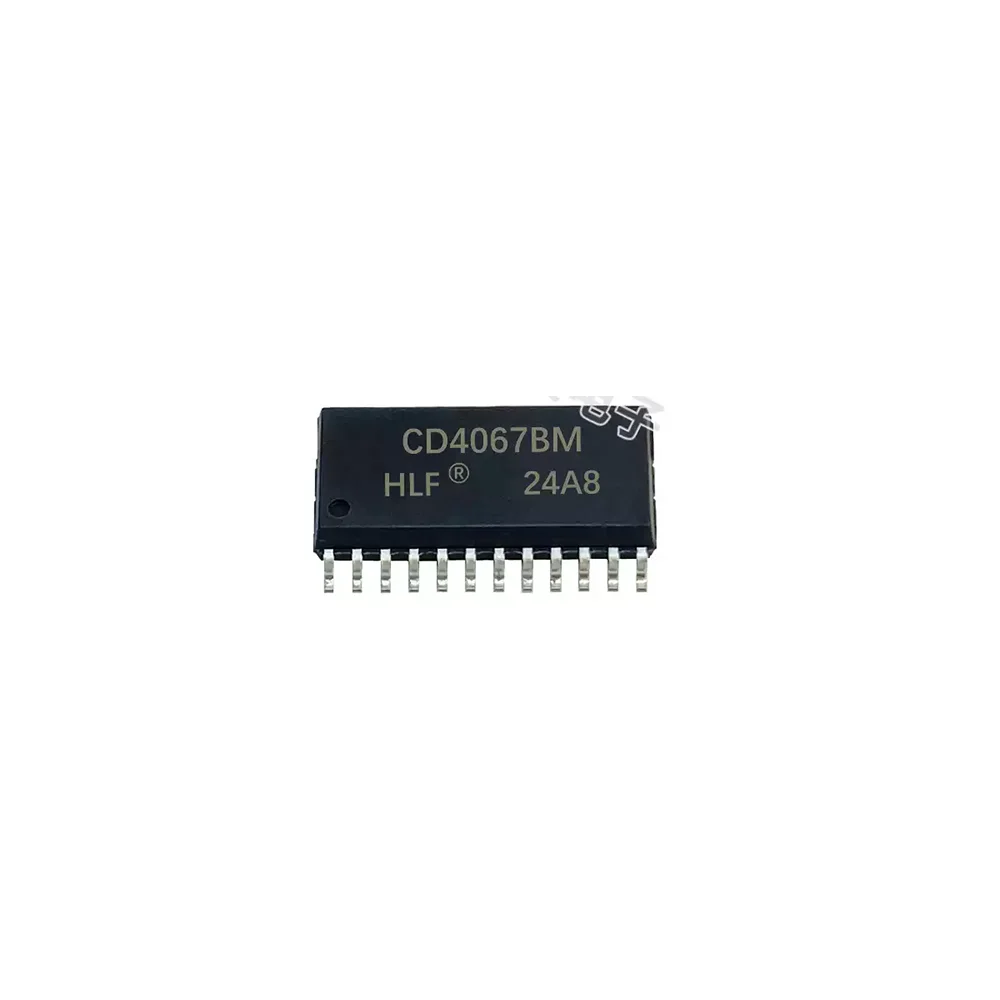 (10 pcs) CD4067BM SOP-24 CD4067 Single 16-Channel Analog Multiplexer/Demultiplexer CMOS 3V-18V