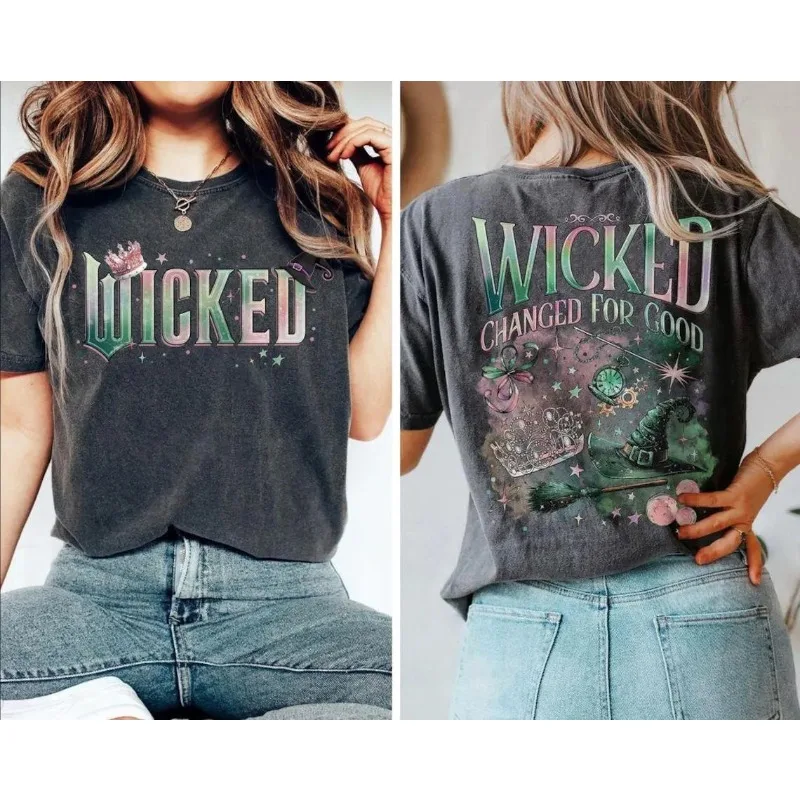 

Retro Magic Witch Movie T-shirt Women's T-shirt Four Seasons New Style Unisex Casual T-shirt