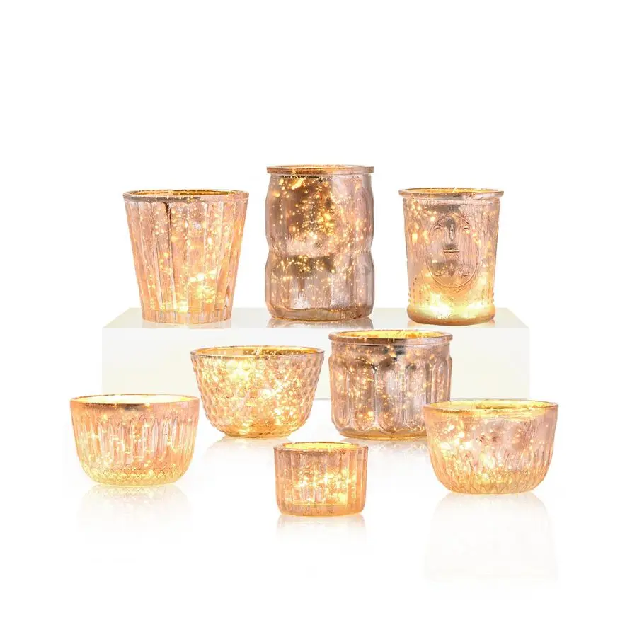 8PCS Gold Mercury G…