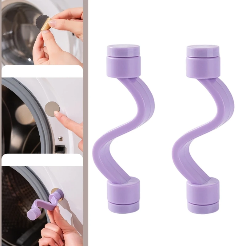 Washing Machine Door Catch 2 Pack Convenient Easy to Clean Fit Various Brands Suitable for Family and Home Use