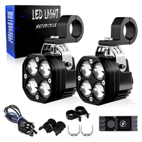 1 Juego para BMW YAMAHA Suzuki Ducati Honda Kawasaki CFMOTO Adventure 12V DRL/luz de circulación diurna faro delantero de motocicleta