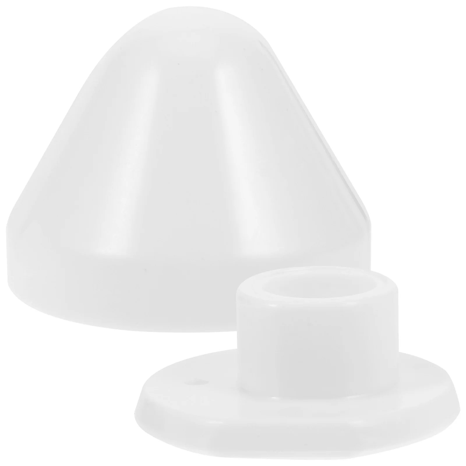 1 مجموعة قبعات مقعد المرحاض اتقان غرامة تصميم معقول اكسسوارات المرحاض سهلة الاستخدام استبدال الترباس يغطي قبعات المسمار #2