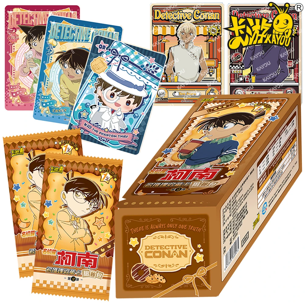 

Новая оригинальная коллекционная карта Kayou Detective Conan, популярный персонаж Hattori Heiji Kuroba Kaito, креативная карта, забавный подарок-сюрприз