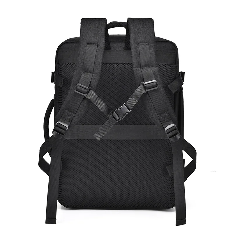 Large capacity business travel bag, men's waterproof and expandable business commuting backpack