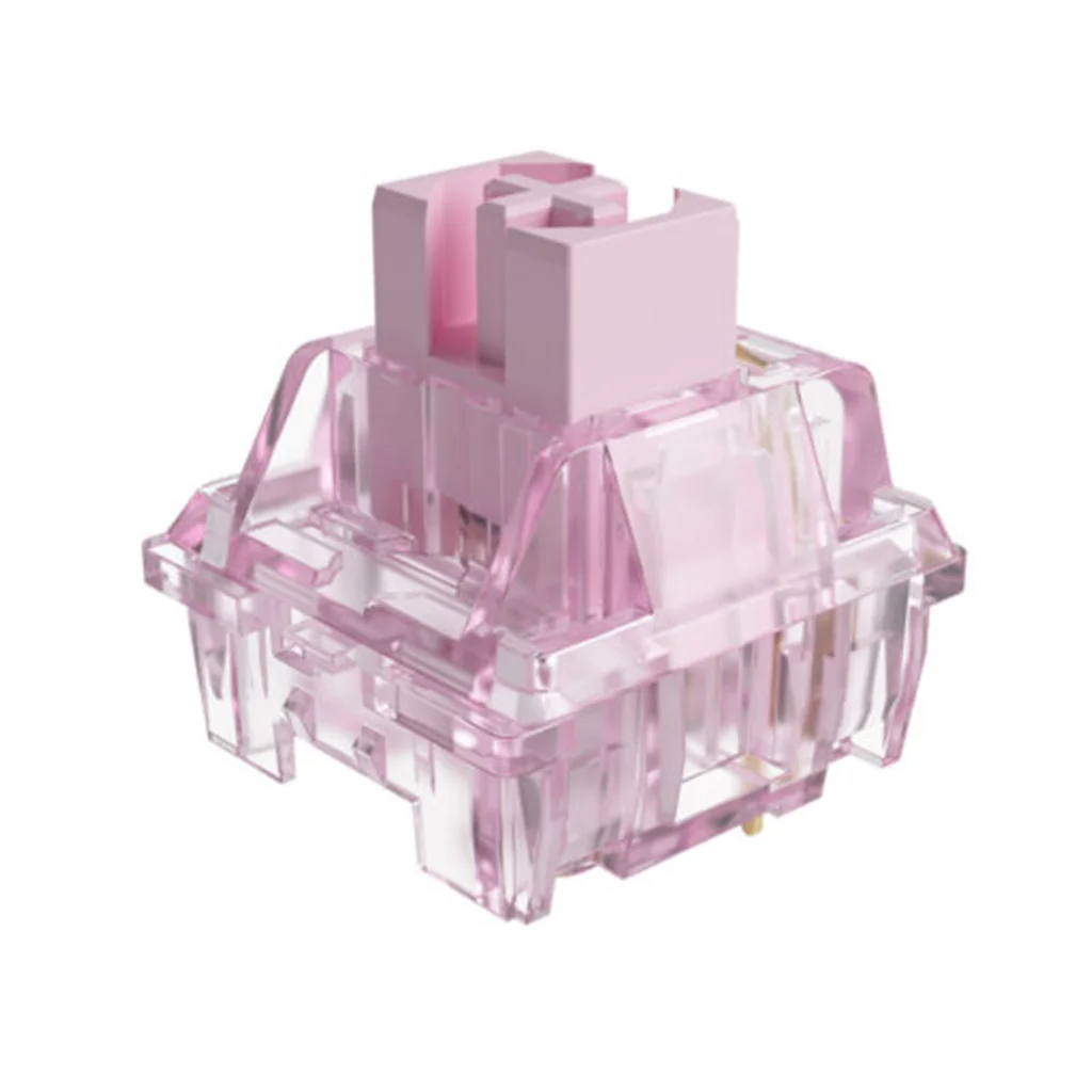 AKKO CS Switch Jelly Pink 3pins 45gf POM Linear Switches Factory Lubed Compatible with MX Mechanical Keyboard Custom Accessories