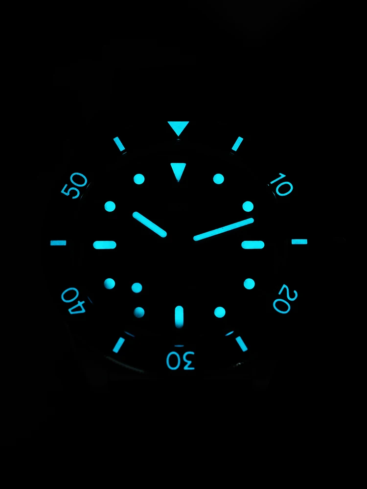 سان مارتن 39 مللي متر ميوتا 90S5 Guilloche MOP الهاتفي الرجال ساعة أوتوماتيكية الغوص ساعة اليد الذاتي الرياح BGW-X1 مضيئة 20Bar SN0151GL #6