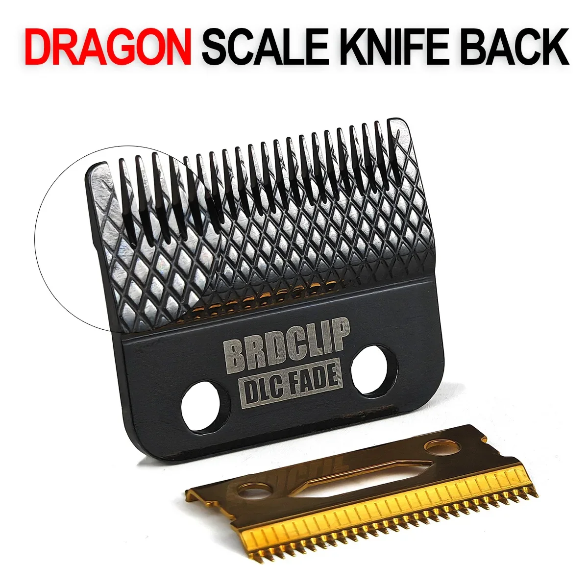 Профессиональное лезвие BRDCLIP 808E, оригинальное сменное, подходит для режущей головки M10/M5/M5F/WAHL/MRD/Gamma, лезвие FADE 5CR13