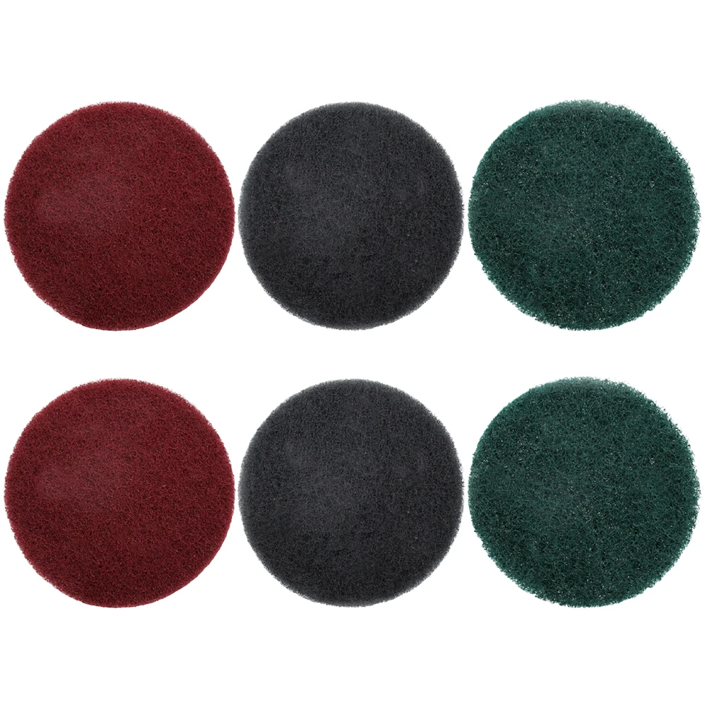 5Inch Cleaning Cloth Industrial Scouring Pads Nylon Polishing Buffing Abrasive Household Cleaning Tool For Bathroom Floor Tub